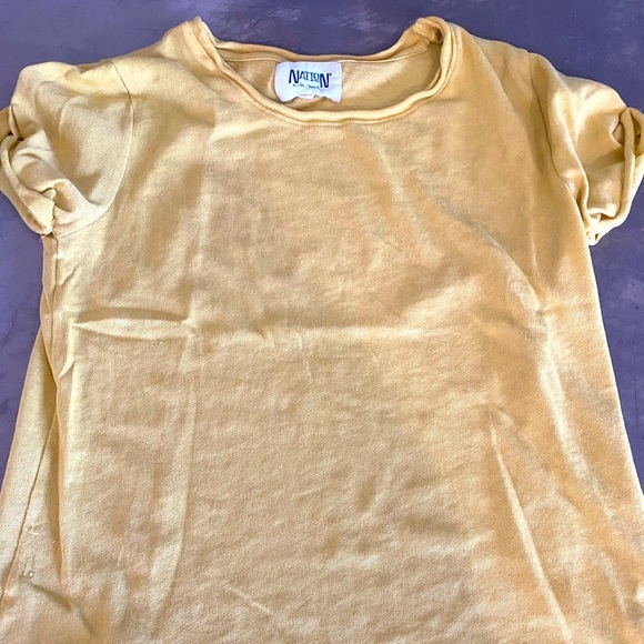 Nation LTD Tops - NATION LTD tee! Rolled sleeve and neckline are FUN & UNIQUE 🤩SUPER SOFT & COMFY